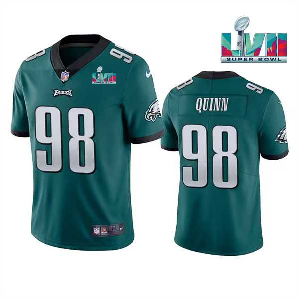 Men & Women & Youth Philadelphia Eagles #98 Robert Quinn Green Super Bowl LVII Vapor Untouchable Limited Stitched Jersey->philadelphia eagles->NFL Jersey